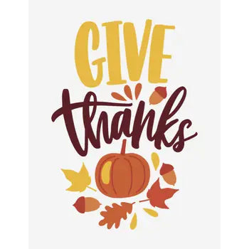 Give Thanks Swedish Towel