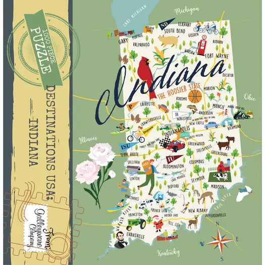 Indiana 1000 Piece Jigsaw Puzzle – Galleyware Company