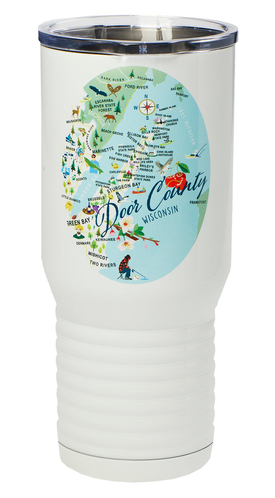 Door County 20-oz. Stainless Steel Tumbler