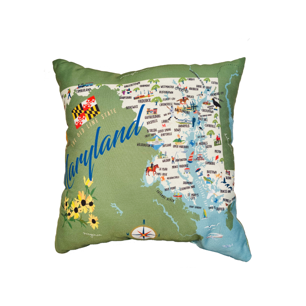 Maryland - 18" Square Pillow