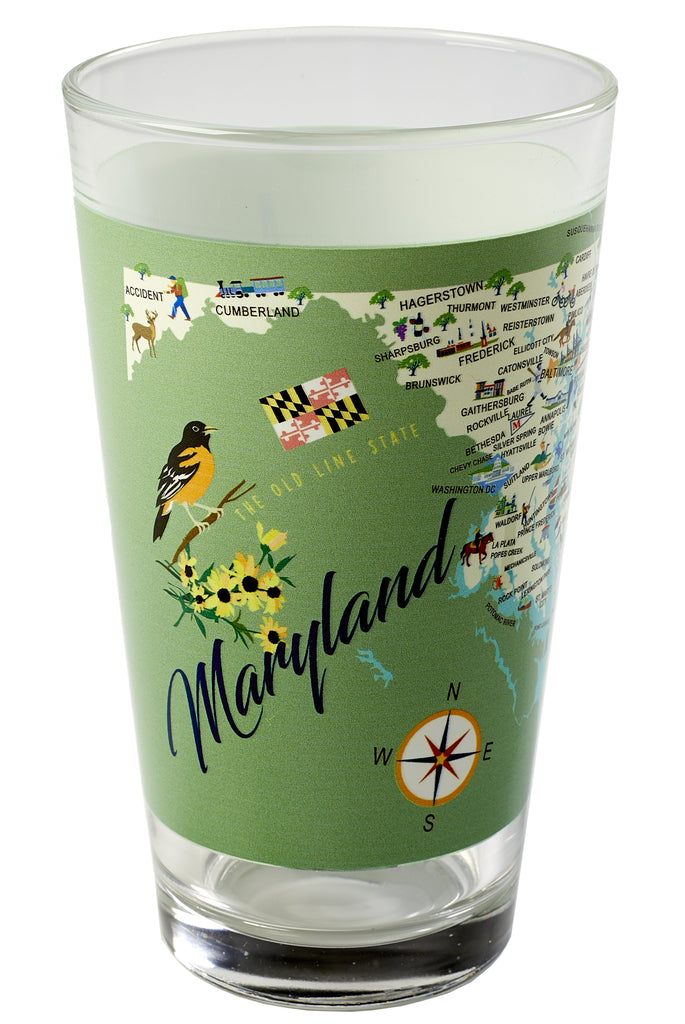 Maryland - 16-oz. Pint Glass