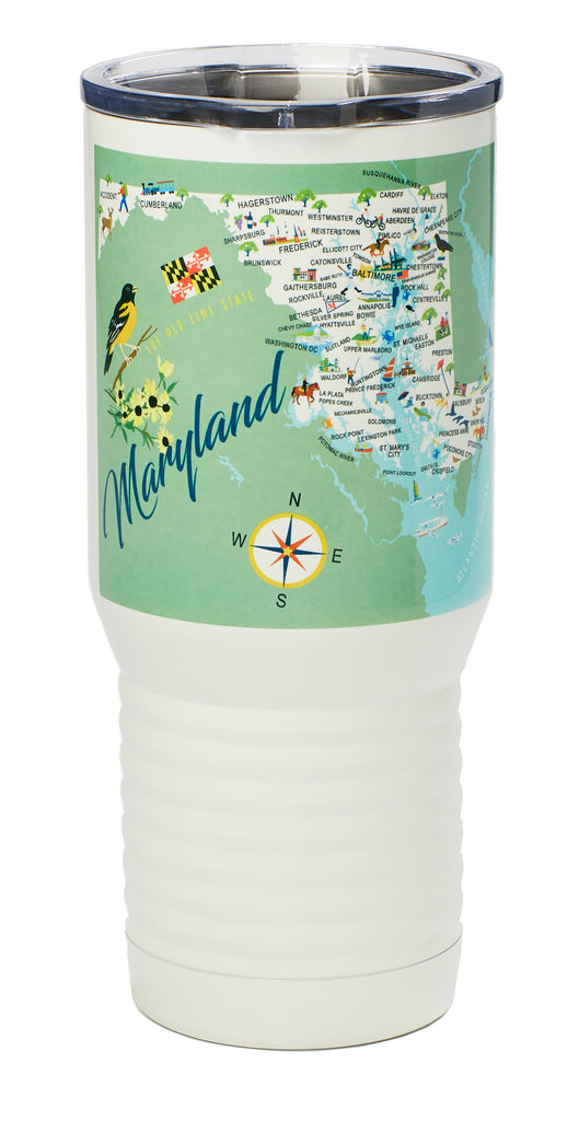 Maryland 20-oz. Stainless Steel Tumbler