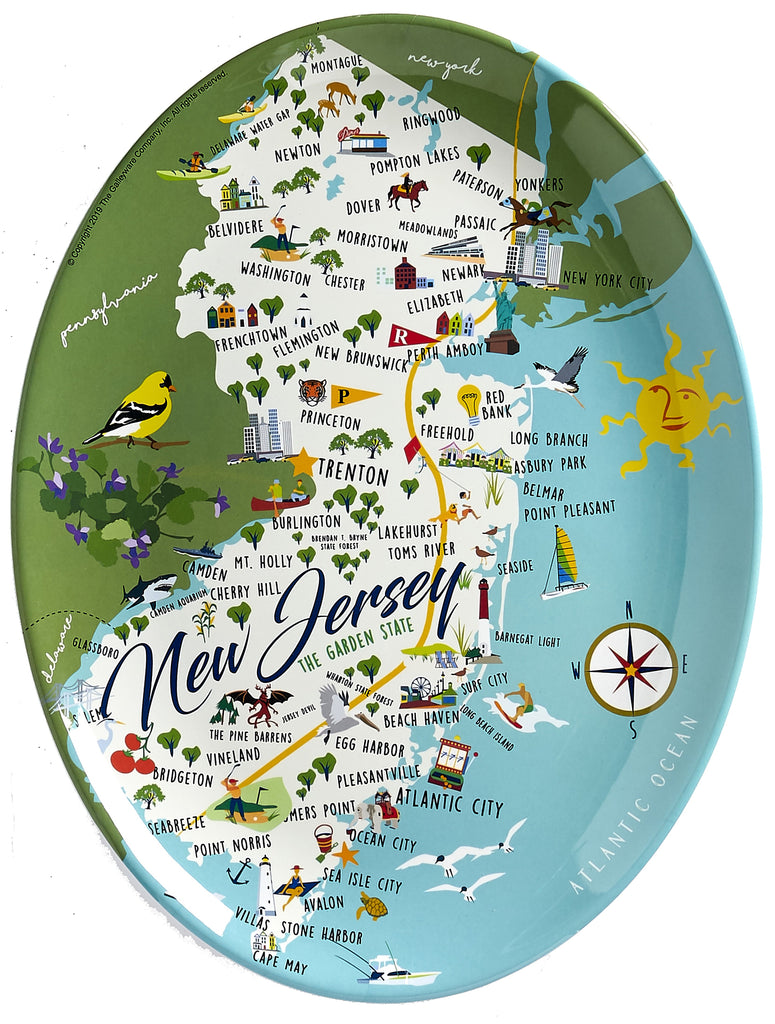 New Jersey - 16" Platter