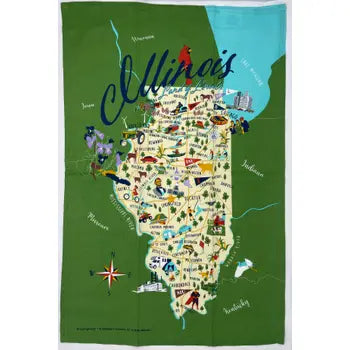 Illinois - Kitchen Towel