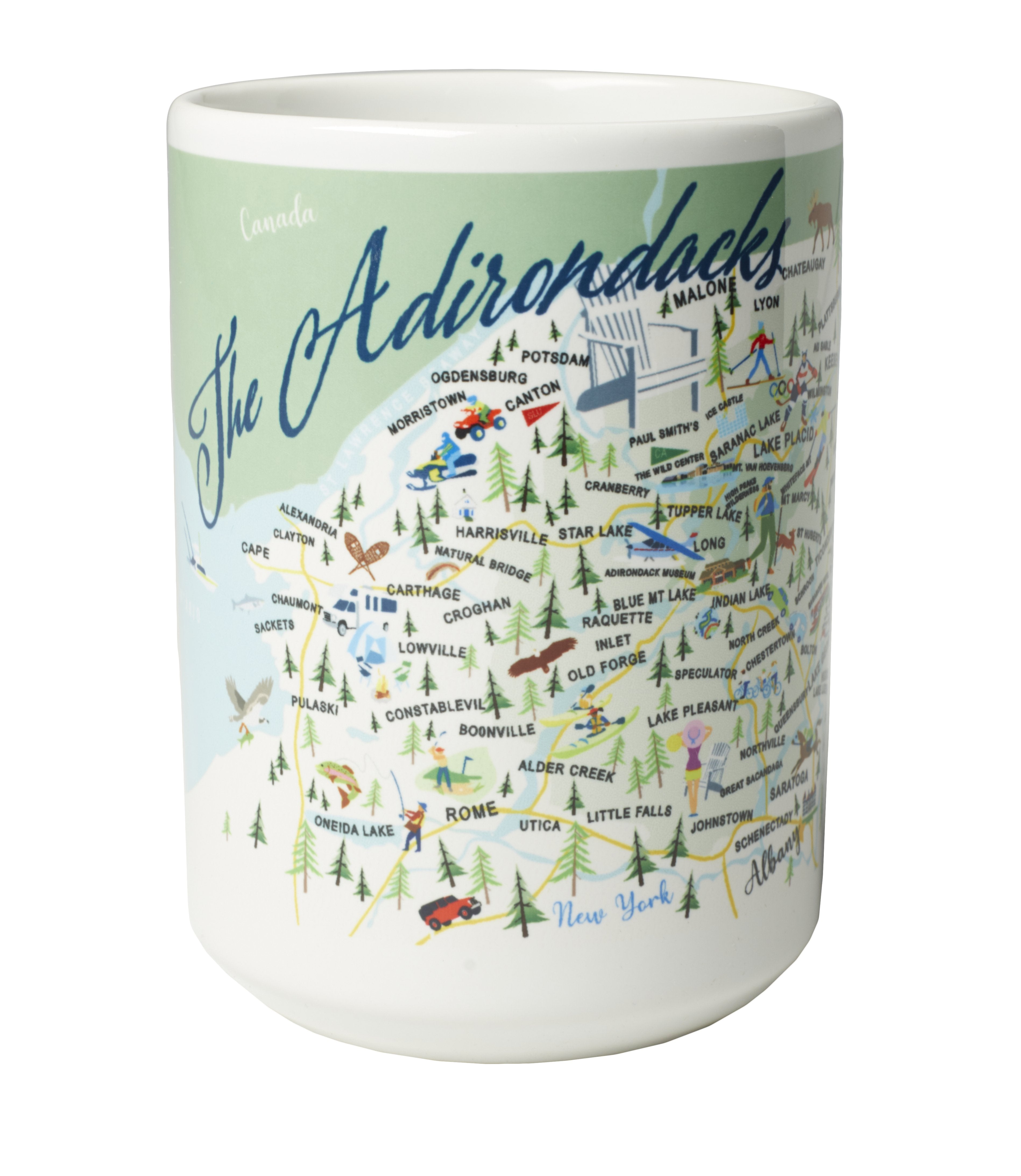 Adirondack Mug With Hiker 16 oz