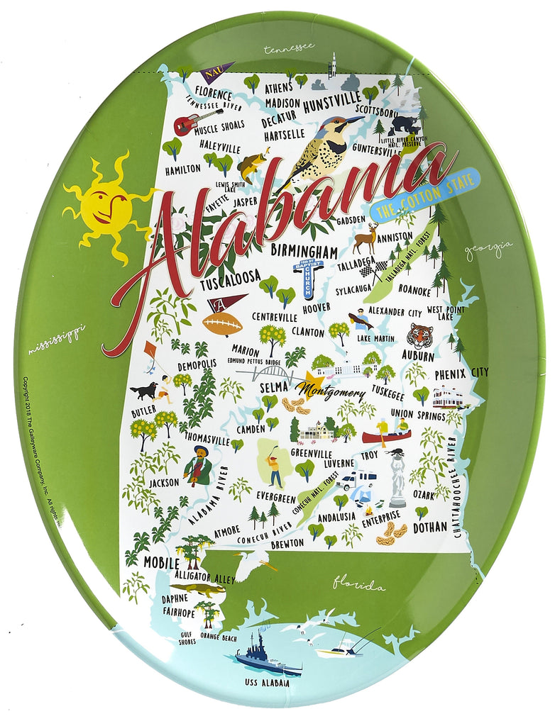 Alabama - 16" Platter
