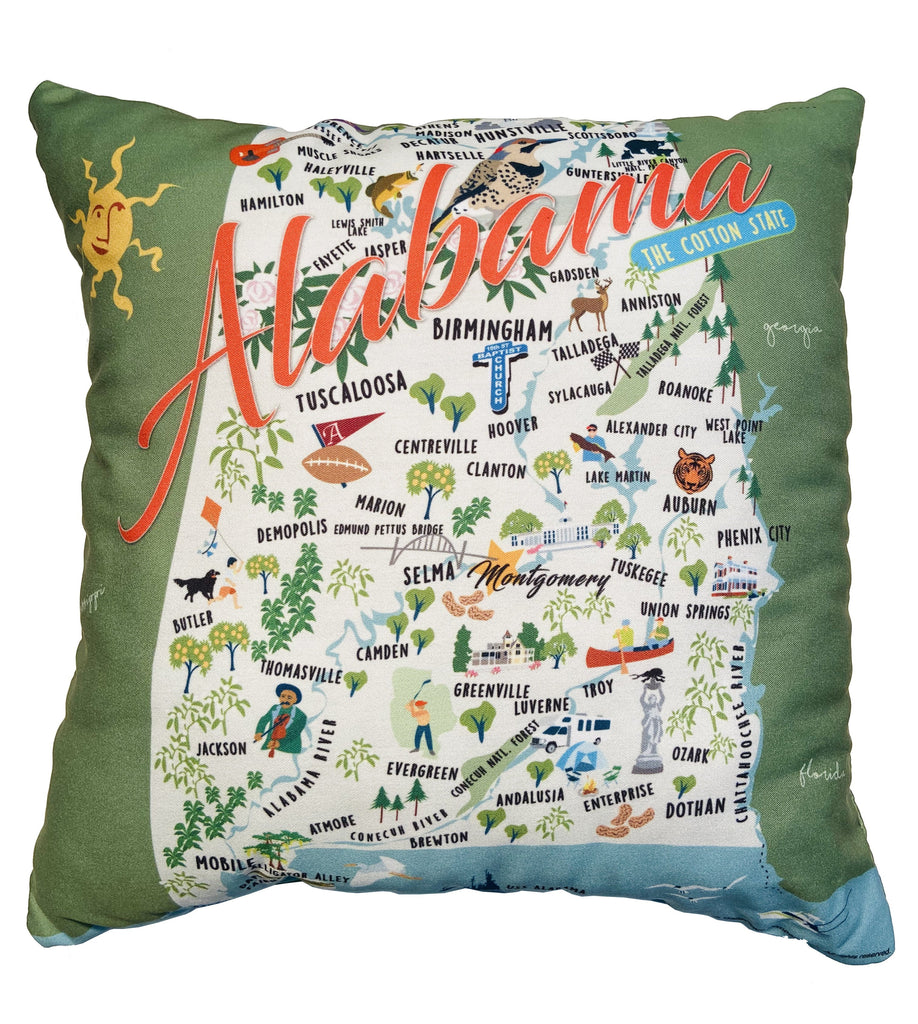 Alabama - 18" Square Pillow