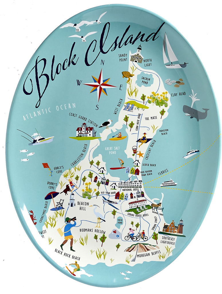Block Island - 16" Platter