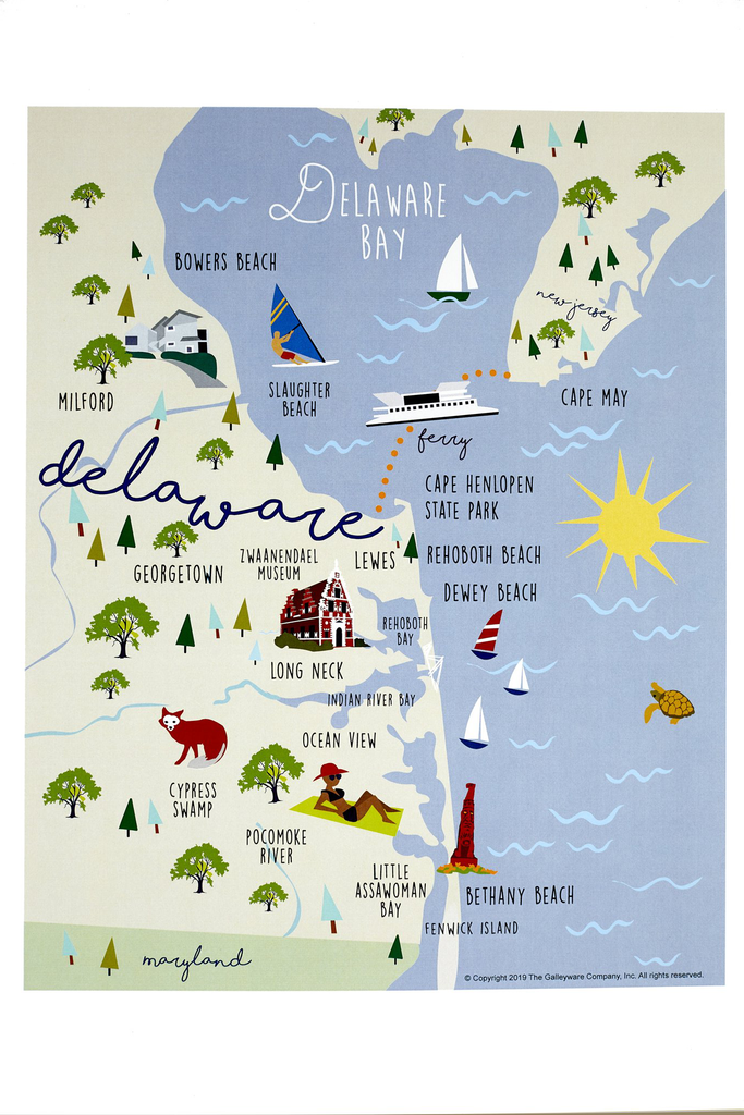 Delaware Beaches - Print