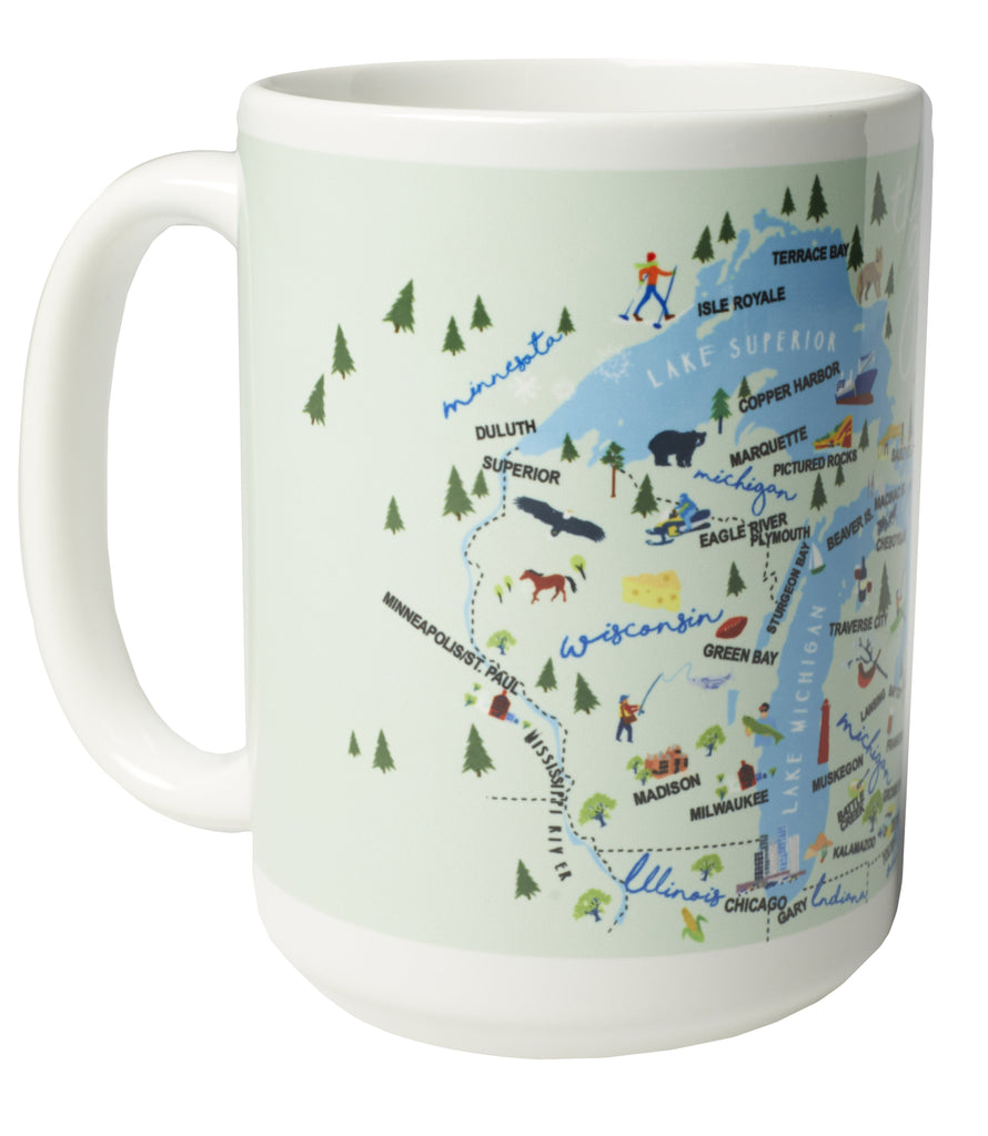 Great Lakes - 15-oz. Ceramic Mug