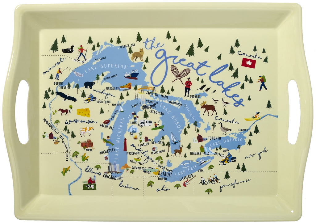 Great Lakes - 2-Handle Butler Tray
