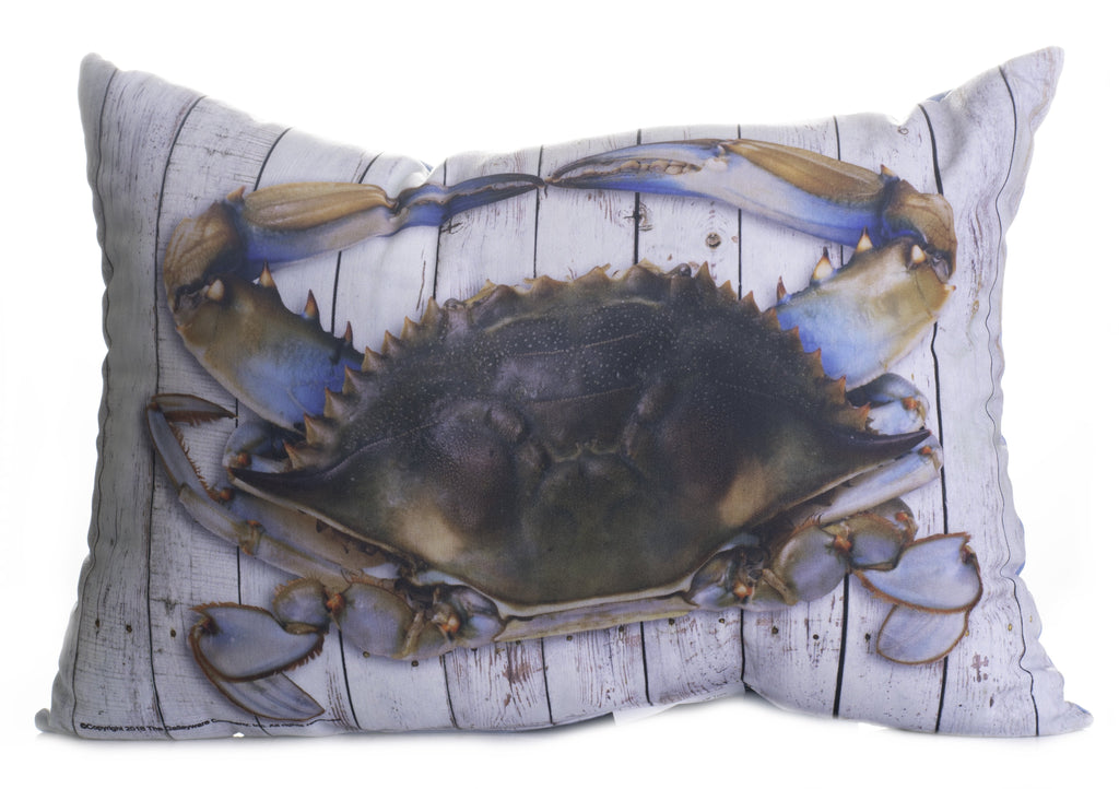 Blue Crab - 14" Lumbar Pillow