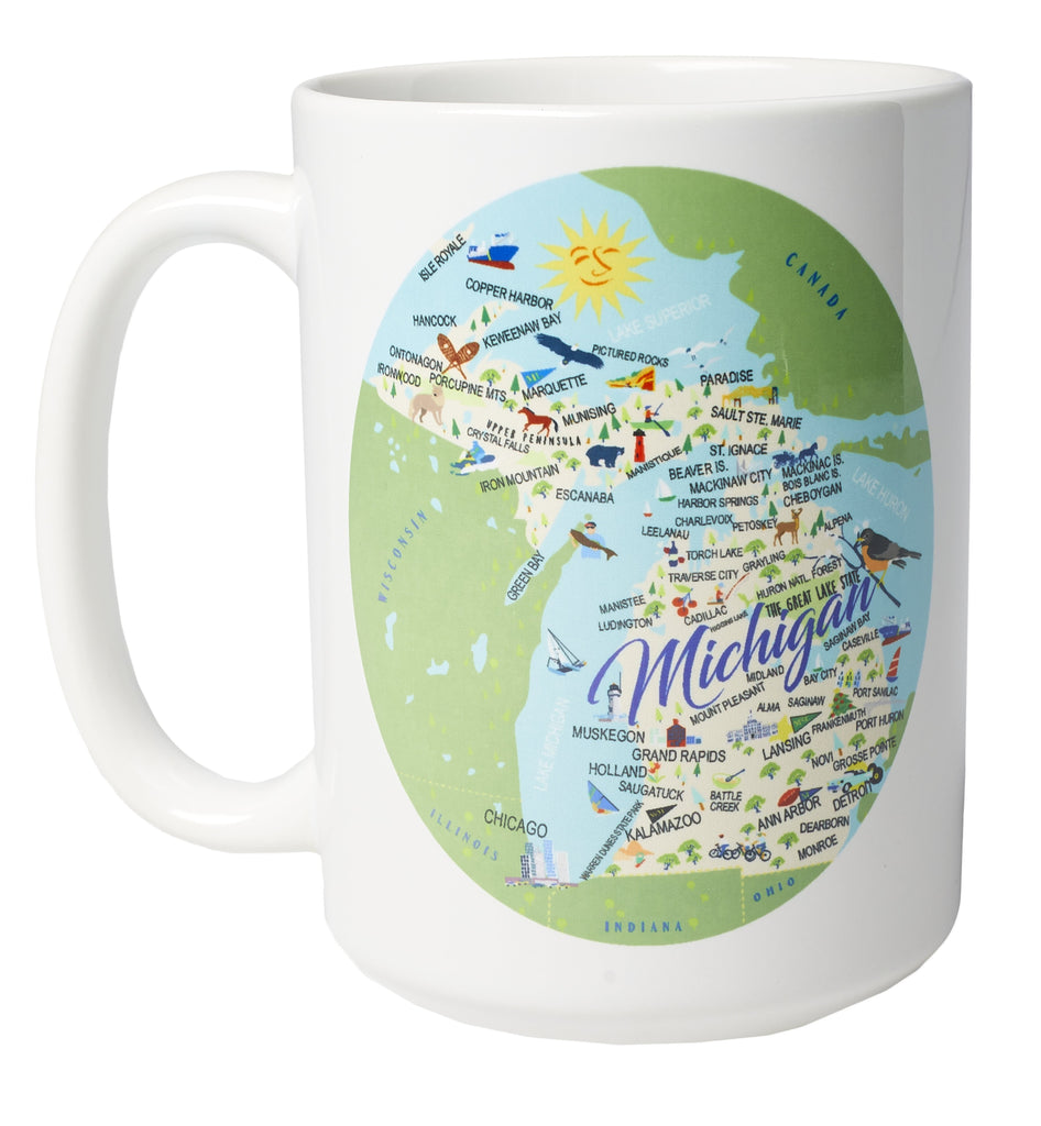 Michigan (New) - 15-oz. Ceramic Mug