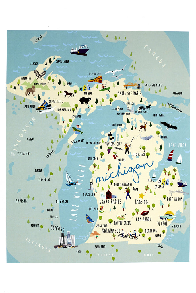 Michigan (Original) - Print