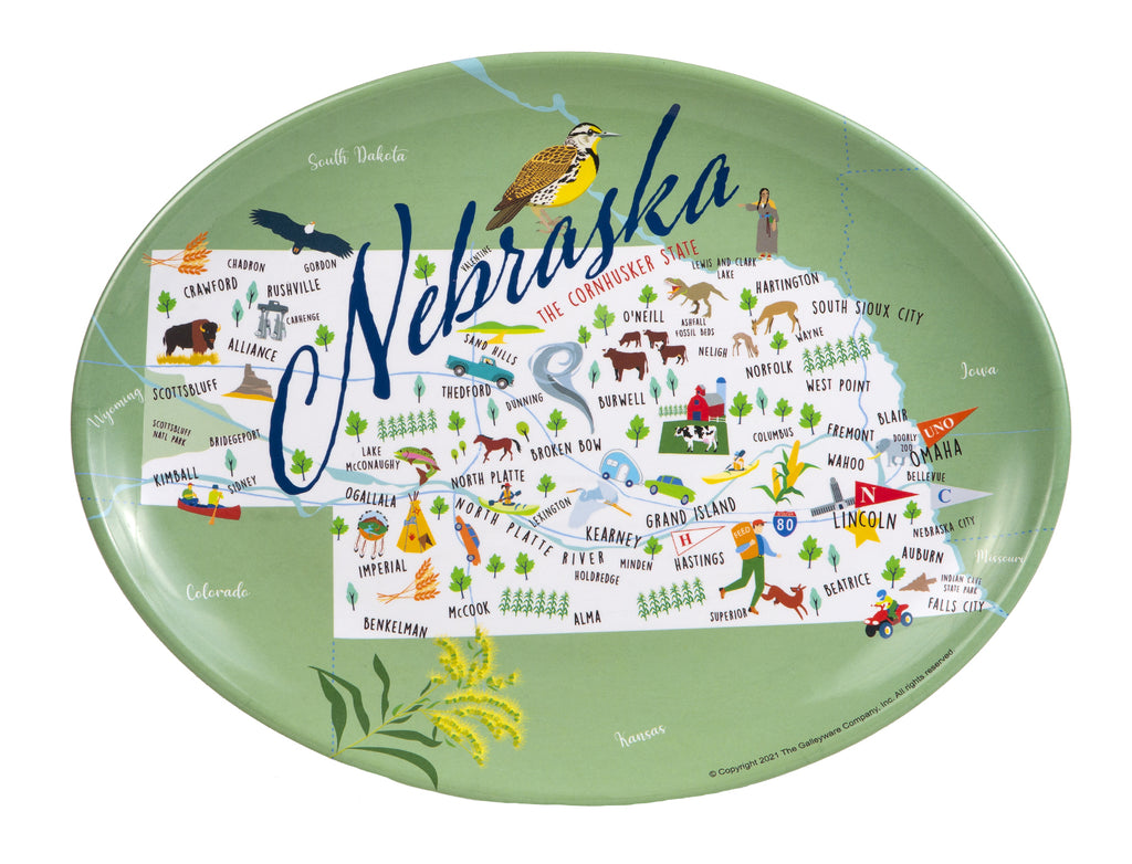 Nebraka- 16" Platter