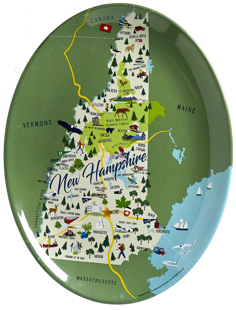 New Hampshire - 16" Platter