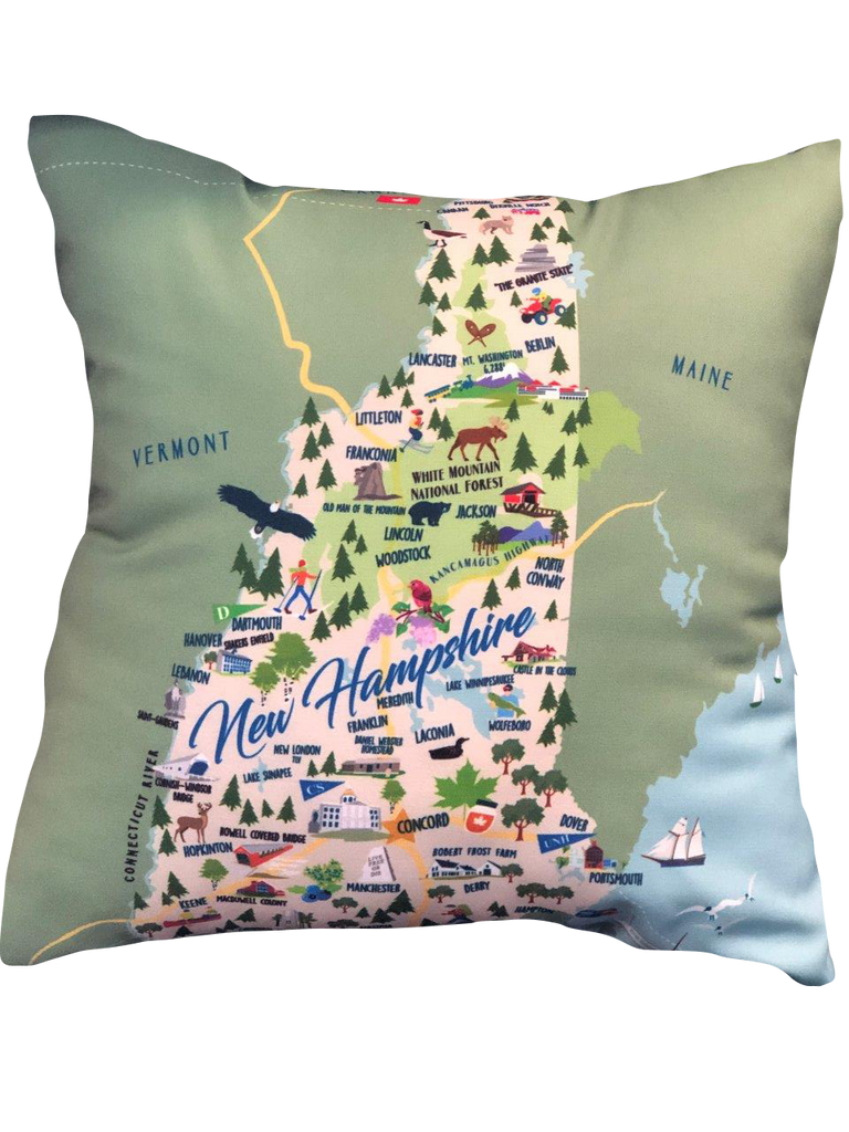 New Hampshire - 18" Square Pillow