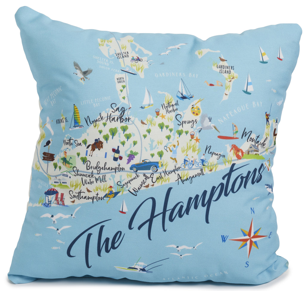 The Hamptons - 18" Square Pillow